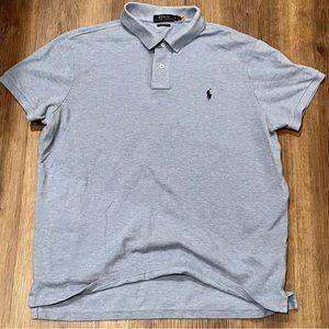 Polo Ralph Lauren Mens Short Sleeve Cotton Polo Powder Blue Extra Large XL